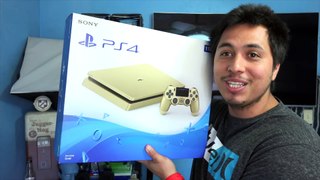GOLD PS4 SLIM Unboxing + Giveaway!