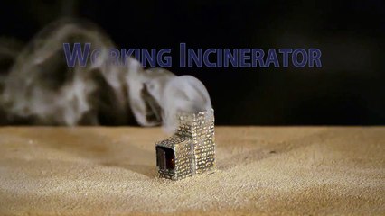 Incinerator with Real Smoke - DEMO - HO Scale-nSuEHdAo