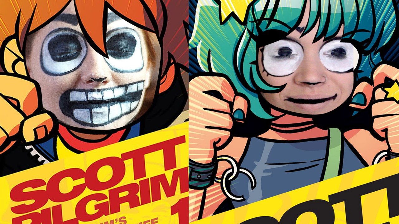 Scott Pilgrim vs. The World - Face to Face Paint w/ HissyFit // Rad Art with Beth Be Rad | Snarled
