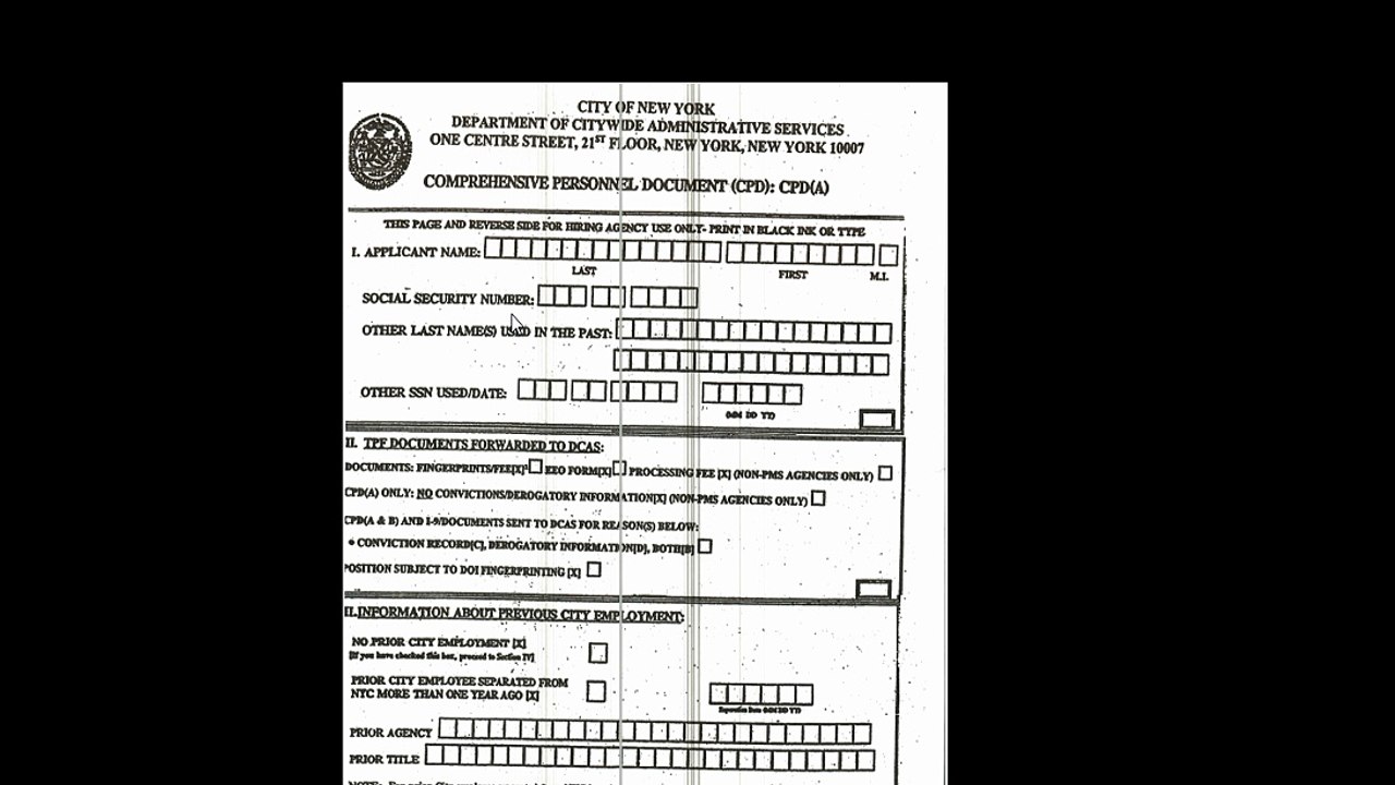 DCAS COMPREHENSIVE PERSONAL DOCUMENT