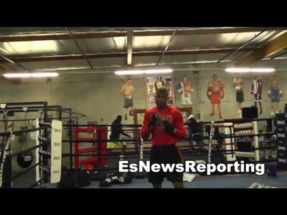 thomas dulorme working out EsNews Boxing