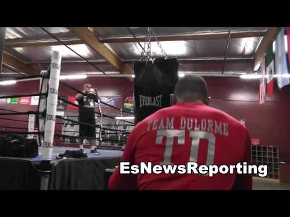 thomas dulorme speed and power at robert garcia boxing academy in oxnard EsNews Boxing