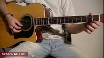 How To Play Dragon Ball GT Theme Song On Acoustic Guitar TCDG