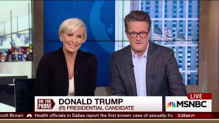 MSNBC: Joe Scarborough and Mika Brzezinski Interview Donald Trump - February 3, 2016