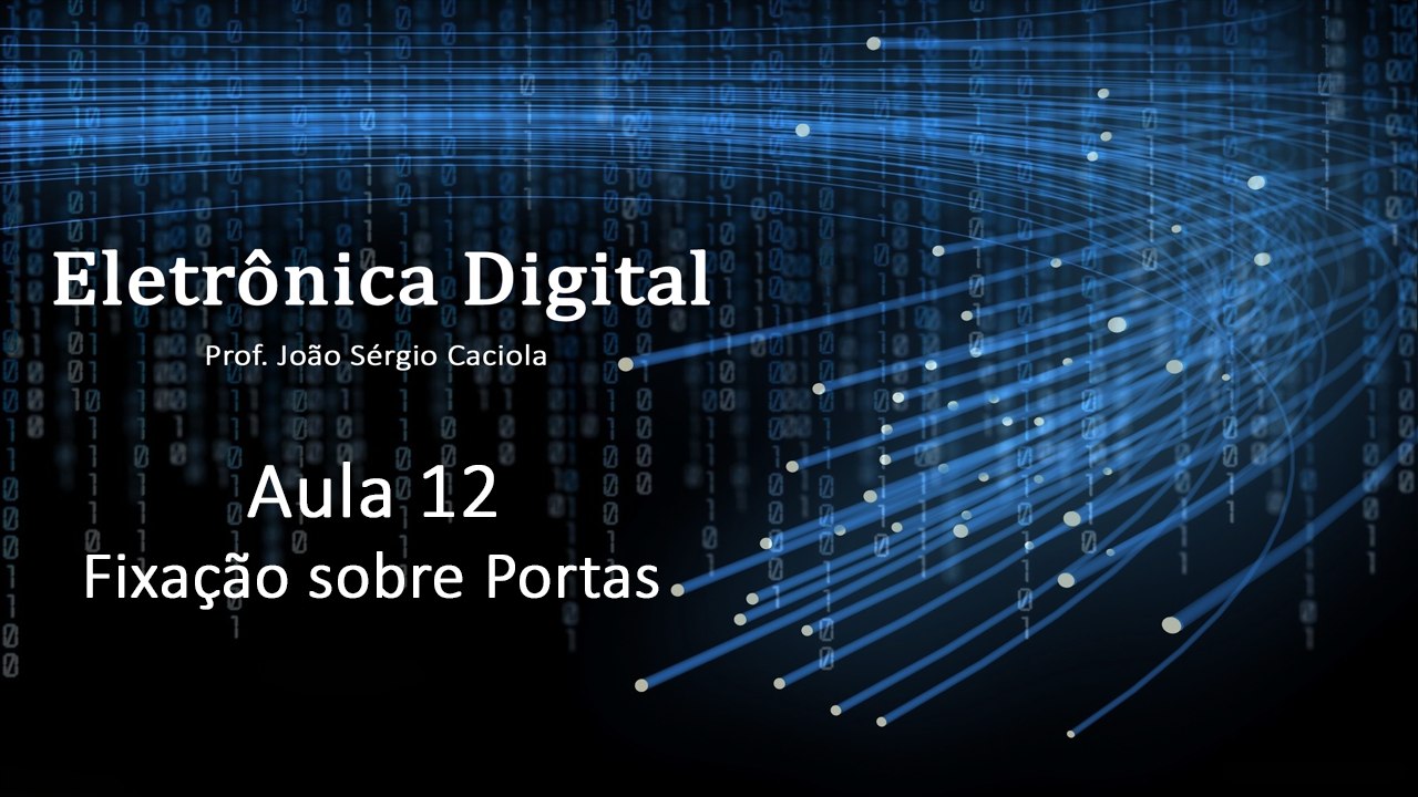 Aula 12 - Aula de fixação e Álgebra Booleana