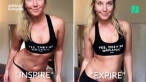 Cette blogueuse fitness a un petit ventre et le montre