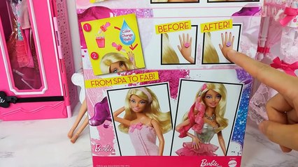 Descargar video: Barbie Bedroom Morning Routine Barbie Spa to Fab باربي غرفة نوم باربي دمية Boneca Barbie Q