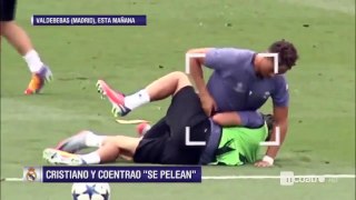 Cristiano Ronaldo Funny Fight vs Coentrao on Training before Champions League Final
