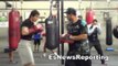 maniako khurshid abdullaev working out at RGBA EsNews Boxing