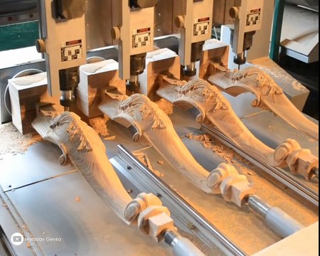 Complex parts by 4 Axis milling CNC machine