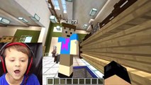 HELLO NEIGHBOR MINECRAFT ROBBERY GROCERY STORE! Kid Steals