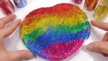 Slime Glue Toilet Glitter Poop Water Balloons DIY Learn Colors Slime Clay Toys