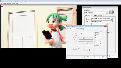 Connecting and using a webcam with Stop Motion Pro v8