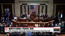 U.S. Congress readies North Korean travel ban