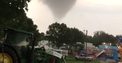 'Get Out!': Tornado Rips Through Linn County Fairgrounds