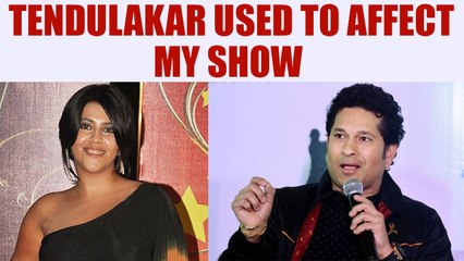 Sachin Tendulkar used to affect TRP of my show : Ekta Kapoor| Oneindia news