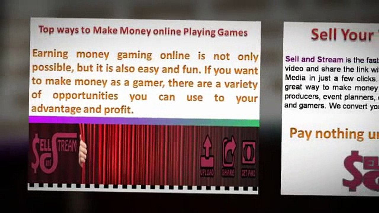 Top ways to Make Money online Playing Games