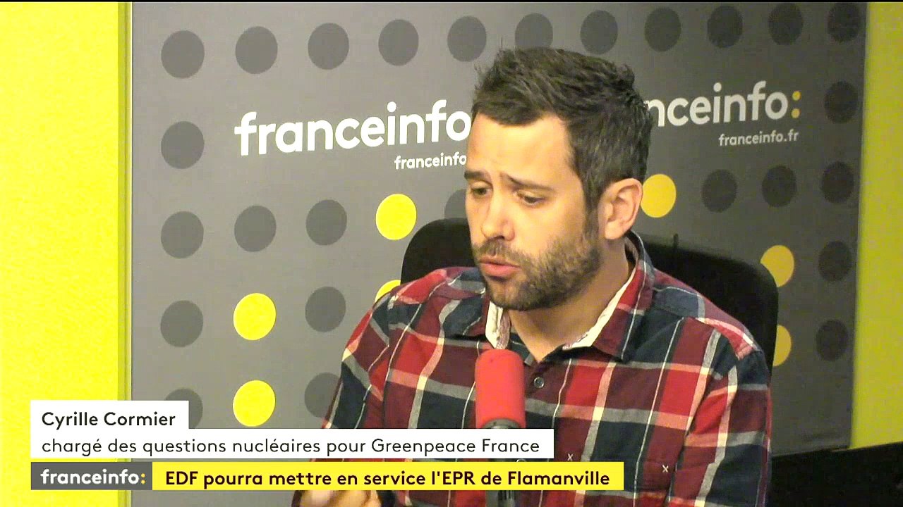 " Il faut que Nicolas Hulot rappelle à l'ordre EDF et Areva" demande Cyrille Cormier (Greenpeace fr)