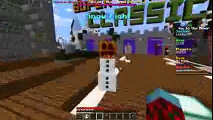 Minecraft - EPIC FAIL SNOWBALL FIGHT!!
