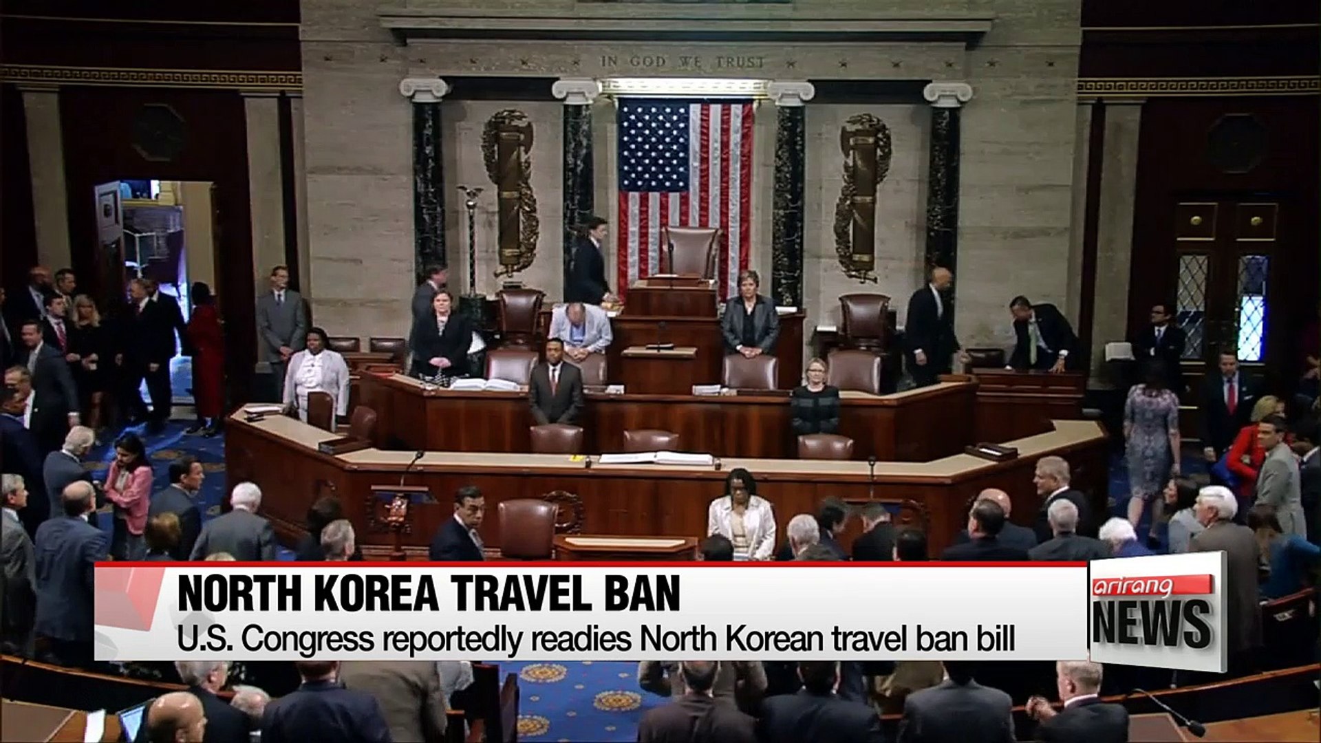 ⁣U.S. Congress readies North Korean travel ban