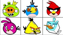 Enojado aves Niños para colorear para Niños mezcla valores