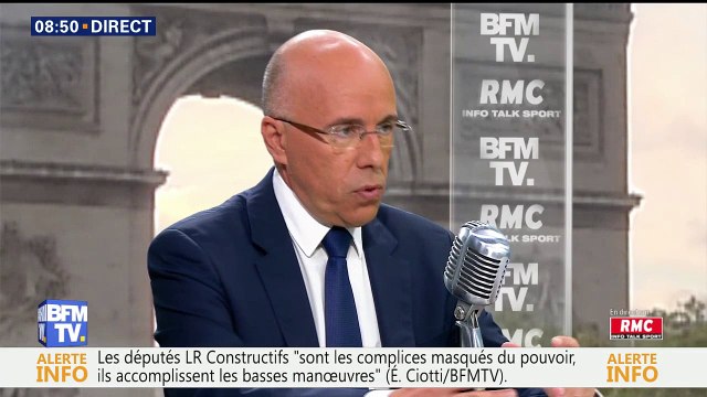 Éric Ciotti souhaite que Laurent Wauquiez soit président des Républicains