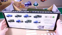 Et jouets machines Nouveau Police camions à ordures camion militaire voiture de raspakovyv