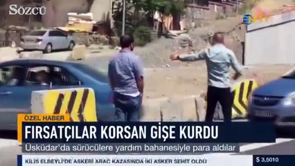 Download Video: Üsküdar'dan Çamlıca bağlantı yoluna korsan gişe