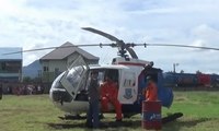 Helikopter Tim SAR Cari Turis Jerman di Gunung Sibayak