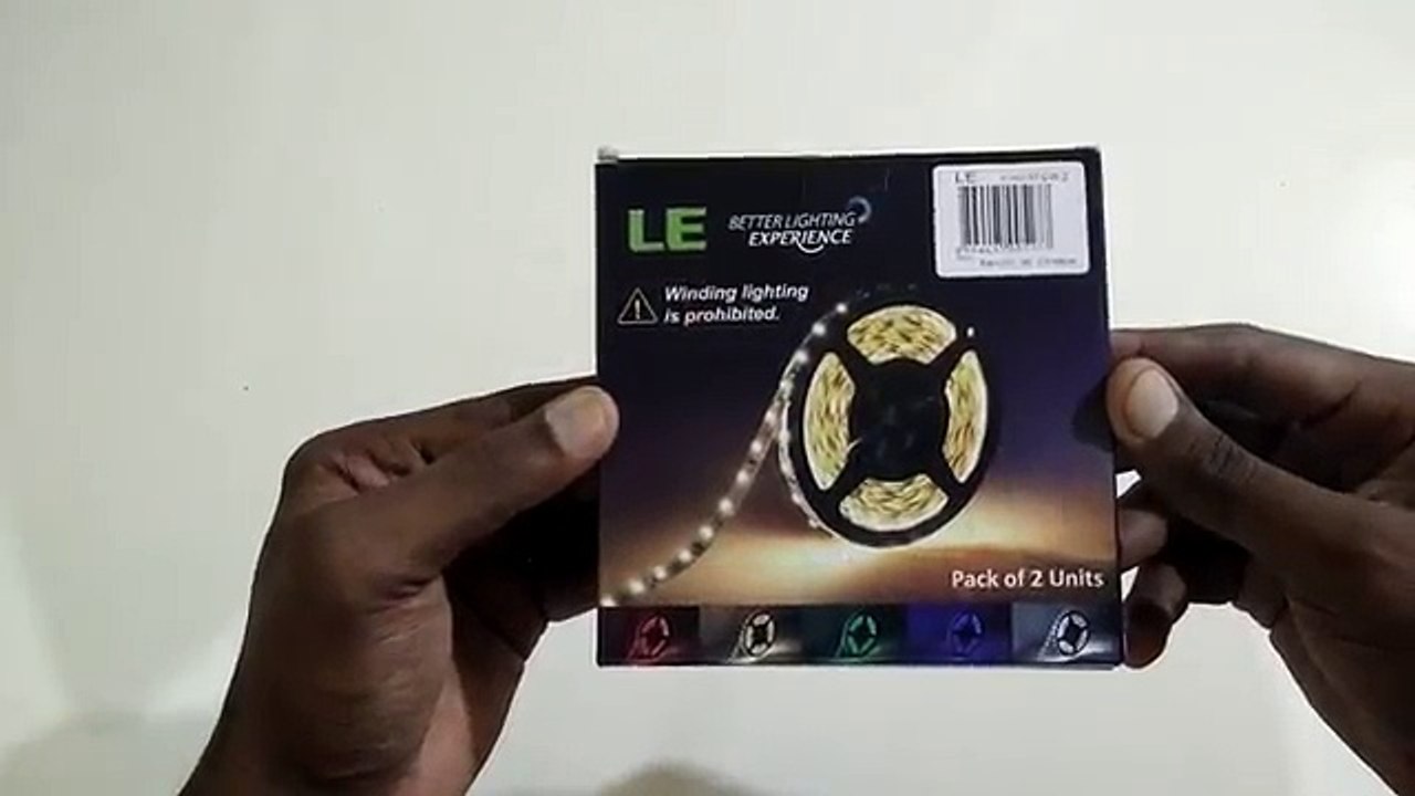Install LE led strip lights video
