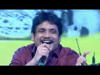 Nagarjuna's Funny Song "I Love You Amala" @ Manam Sangeetam Event - ANR