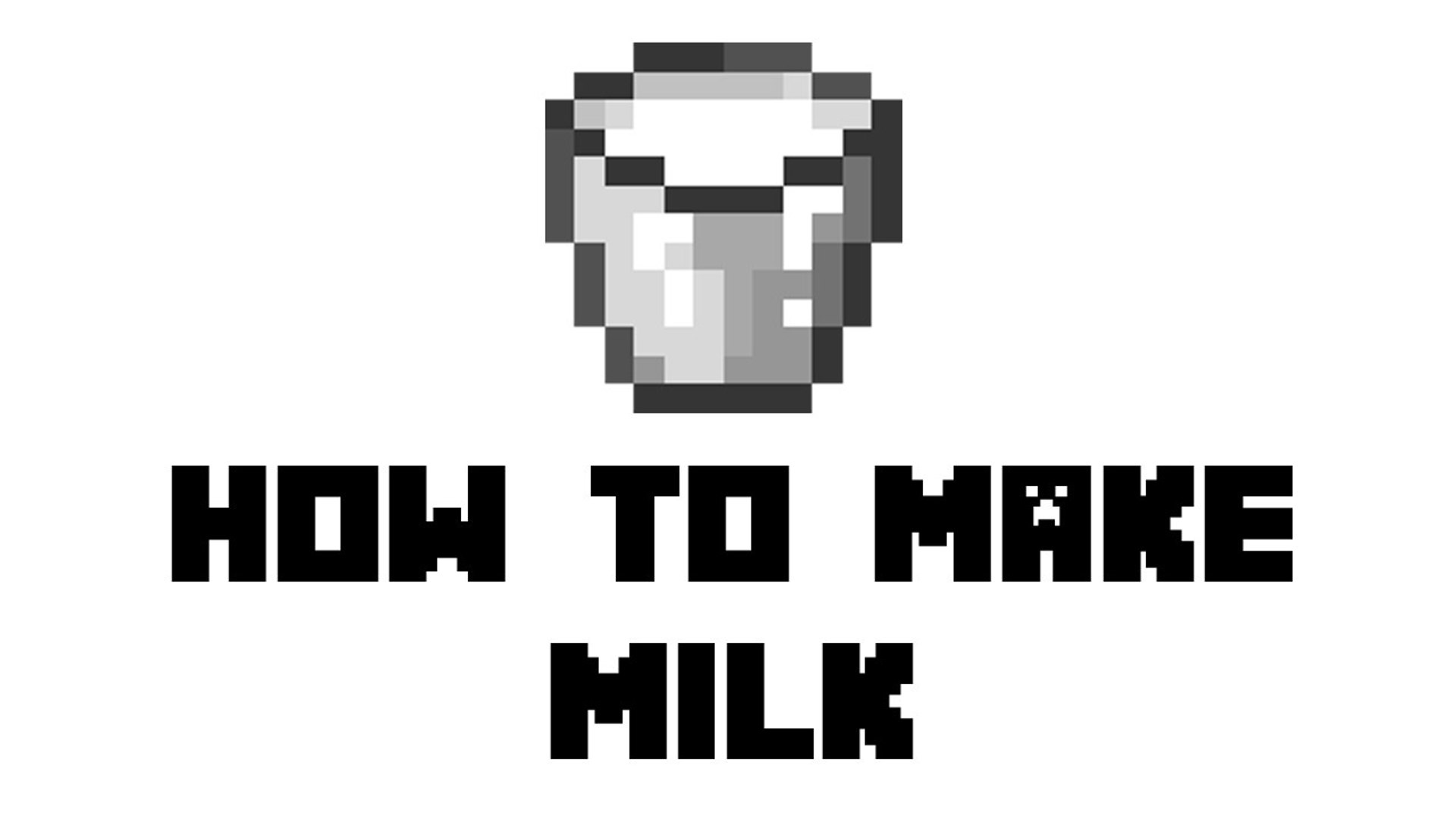 Minecraft Survival - How to Make Milk
