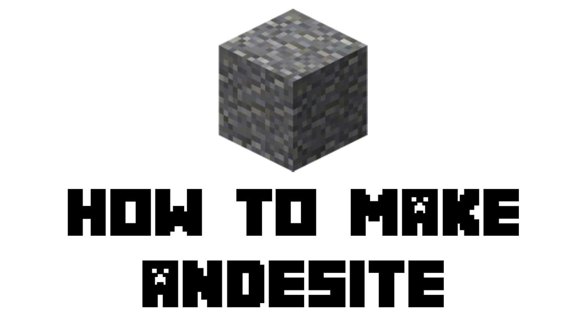 Minecraft Survival - How to Make Andesite