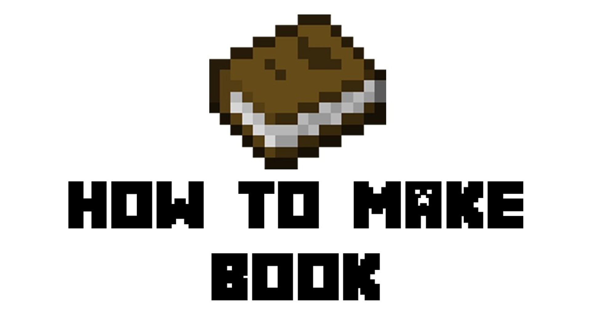 Minecraft Survival - How to Make Book