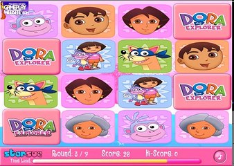 И карты Дора игра Игры совпадение память Смешивание Онлайн головоломка вверх вверх