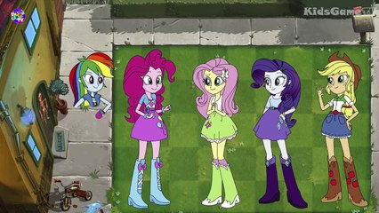Equestria Girls Transform Into Zombies - My Little Pony Coloring