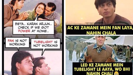Salman Khan & Shah Rukh Khan Trolled For Tubelight