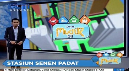 Hari Ketiga Pasca Lebaran, Stasiun Senen Masih Padat