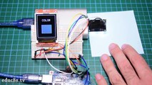 Arduino Tutorial  Using a Color Sensor (TCS230) with Arduino Uno and ST7735 color TFT display.