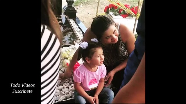La visita de Paula a la tumba de su papá Martín Elías