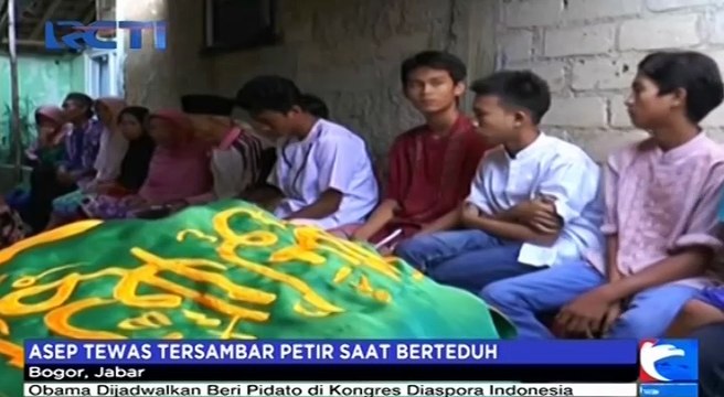 Niat Berteduh, Remaja Ini Tewas Tersambar Petir