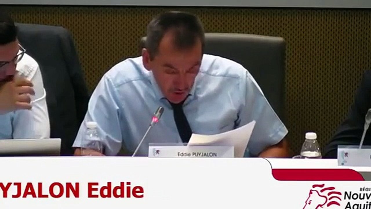 Intervention Eddie-puyjalon plan santé environnement (CR Nouvelle-Aquitaine - 27/06/2017)