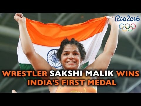 Sakshi Malik wins first Medal in Olympics for India - Rio