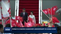 i24NEWS DESK | China's Xi marks handover anniversary in Hong Kong | Thursday, June 29th 2017