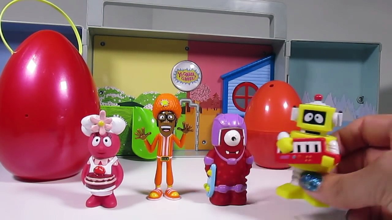 Y huevos huevos huevos Jugar-doh sorpresa juguetes se Gabba gabba brobee plexo muno foofa