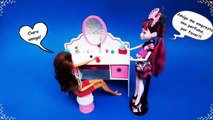 Como fazer: Um quarto decorado para bonecas Barbie, Monster High, Baby Alive, E.A.H entre
