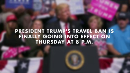 Trump's travel ban 2.0 to go into effect Thursday