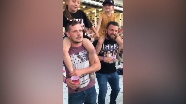 Adorable dancing dads rock out to Little Mix with their daughters