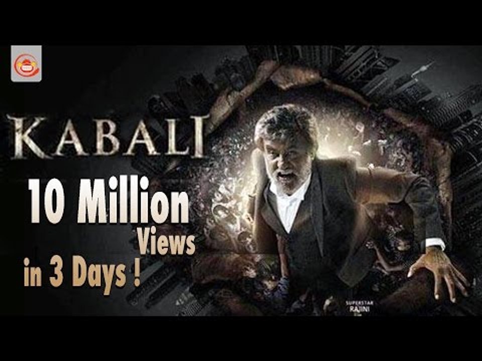 #Rajinikanth's #Kabali Teaser Crosses 10 Million Views In Just 3  Days