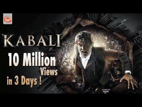 #Rajinikanth's #Kabali Teaser Crosses 10 Million Views In Just 3 Days